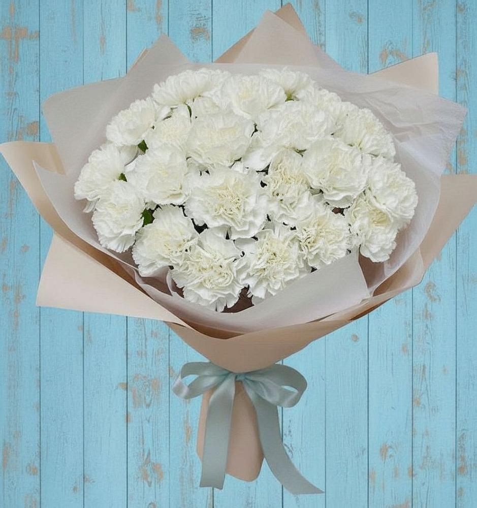 Букет цветов из: Гвоздики в Волхове