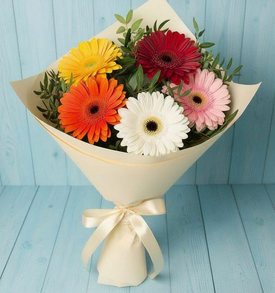 Букет цветов из: Герберы в Волхове