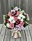 Букет цветов из: Альстромерии, Гвоздики, Розы и Хризантемы в Волхове
