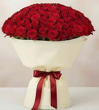 Букет 101 Красная роза Милано в Волхове