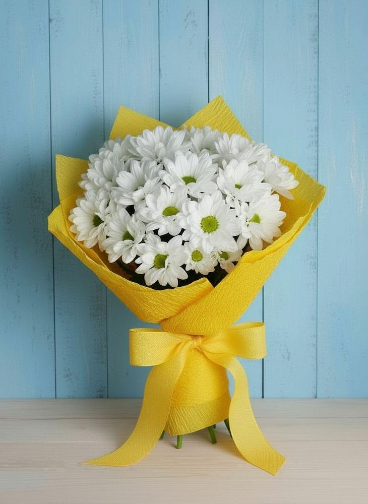 Букет цветов из: Хризантемы в Волхове