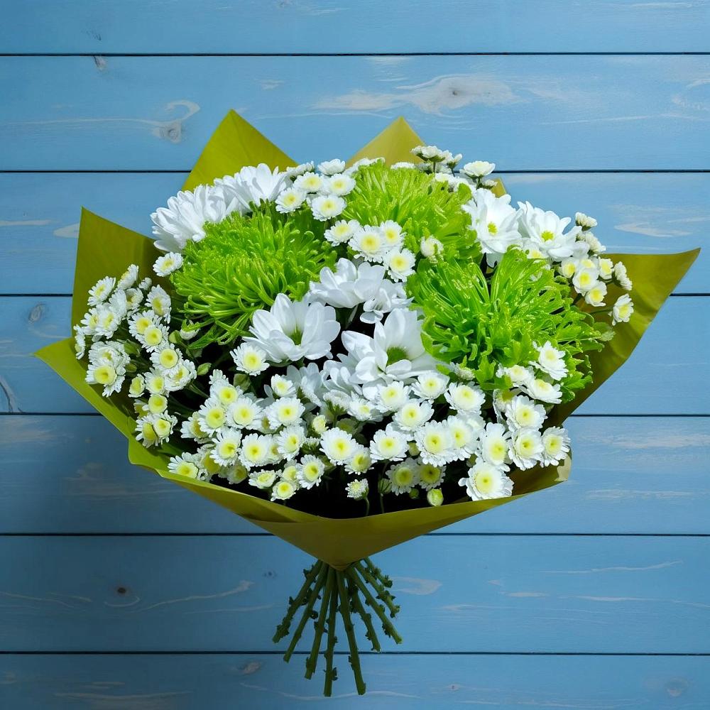 Букет цветов из: Хризантемы в Волхове