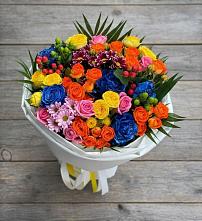 Букет цветов из:  Розы и Хризантемы в Волхове
