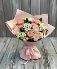 Букет цветов из:  Гвоздики, Розы и Хризантемы #REPLACE_PRED# Волхове