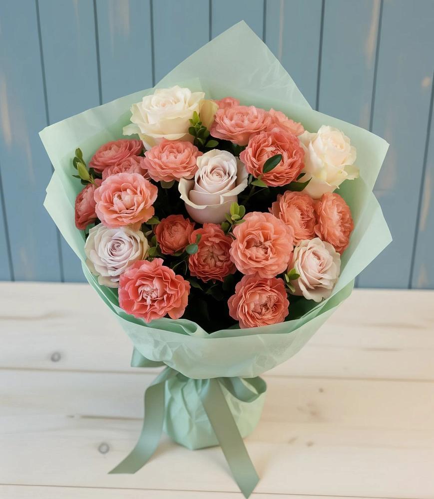 Букет цветов из: Розы в Волхове