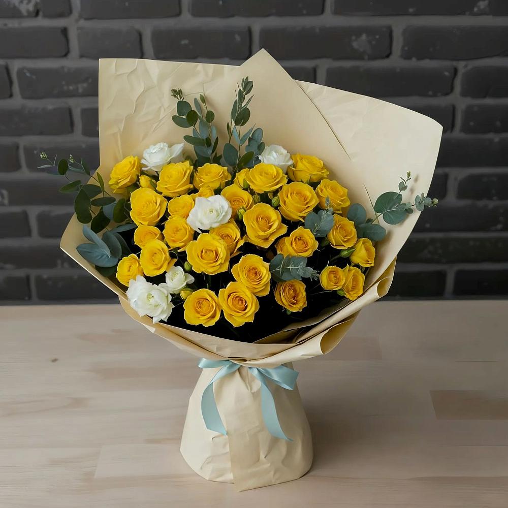 Букет цветов из: Розы в Волхове