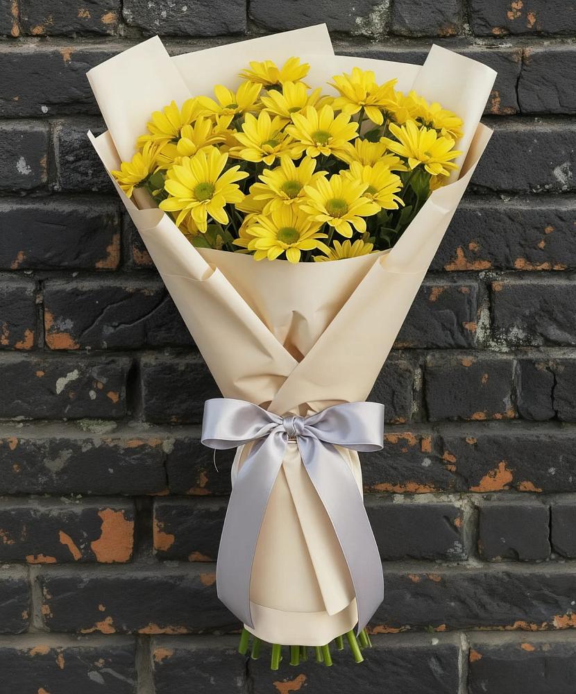 Букет цветов из: Хризантемы в Волхове