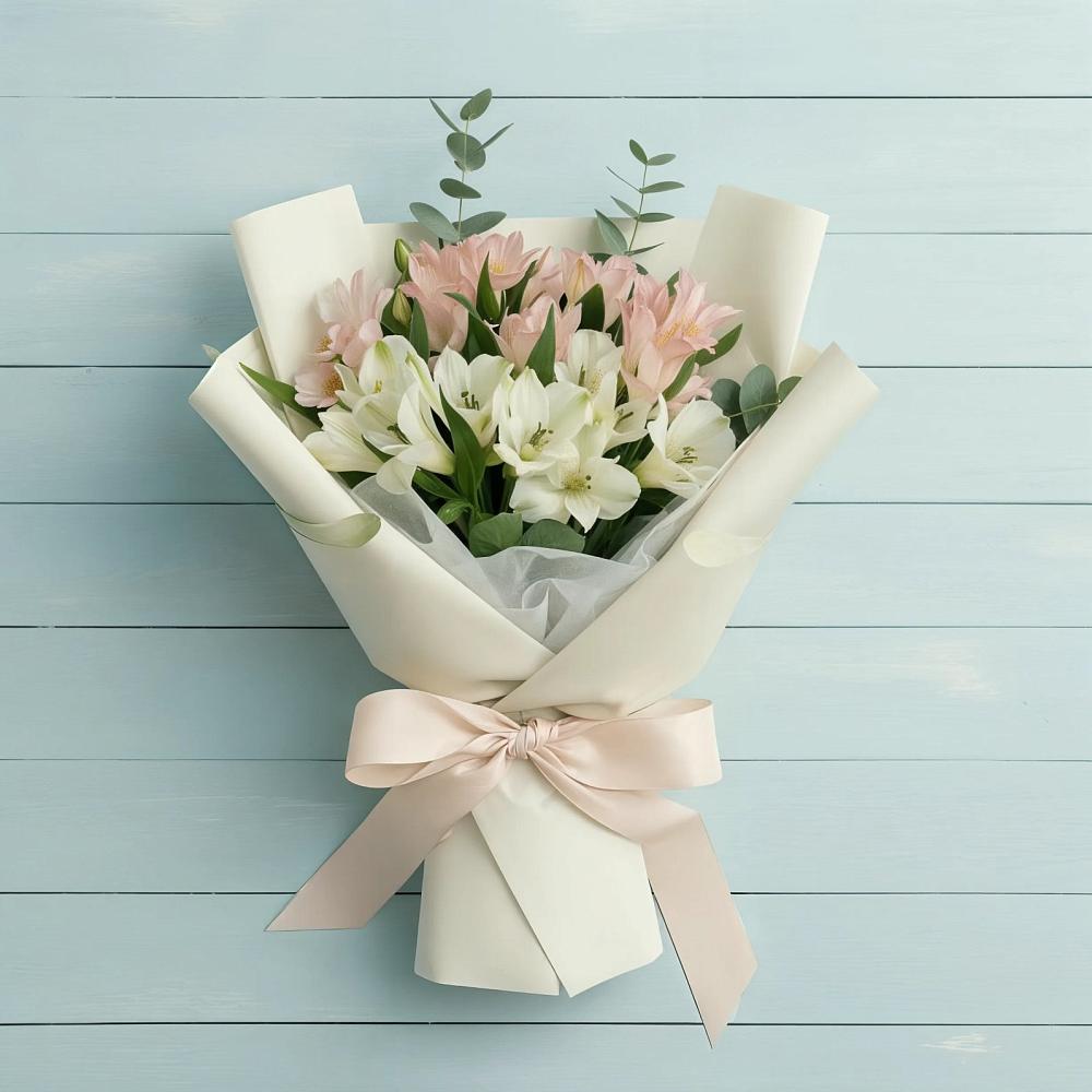 Букет цветов из: Альстромерии в Волхове