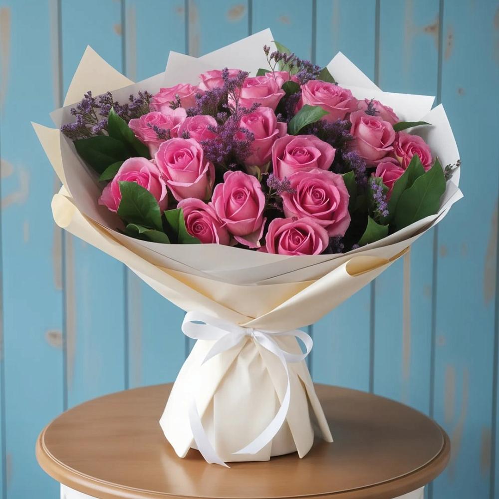 Букет цветов из: Розы в Волхове